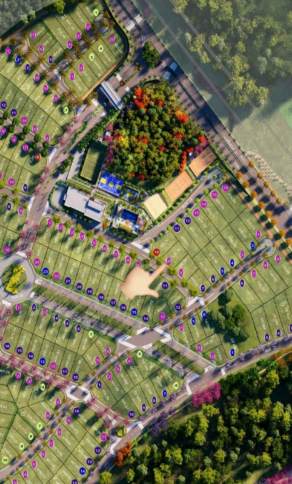 Imagem do imóvel Residencial Le Jardin Ville Sainte Anne Ao lado do Clube 525,70 m² F1-9